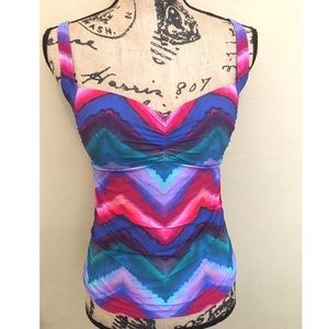 Sold💎NWOT LA BLANCA Hidden Gems TANKINI TOP